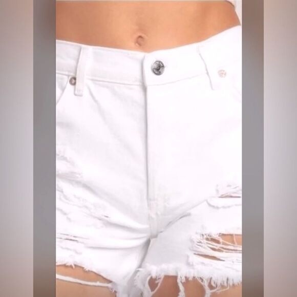 We The Free destroyed white shirts; Size 24 - Picture 5 of 14